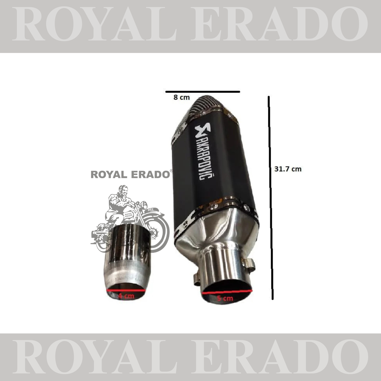 Universal Hexa Cut AKRAPOVIC Muffler Exhaust Pipe Akrapovic Exhaust WID DB Killerl Slip On Exhaust Silencer 36-51 mm carbon fiber black