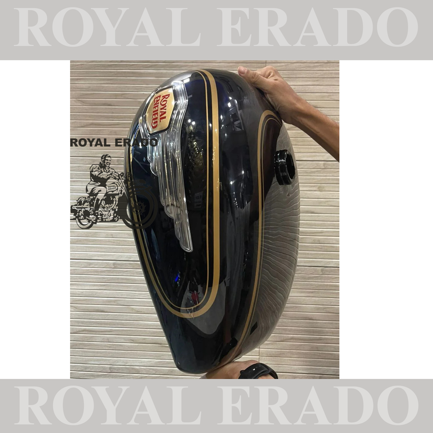 Royal Enfield tank standard model freshly made for bs-3 bs-4 with pinning and sticker