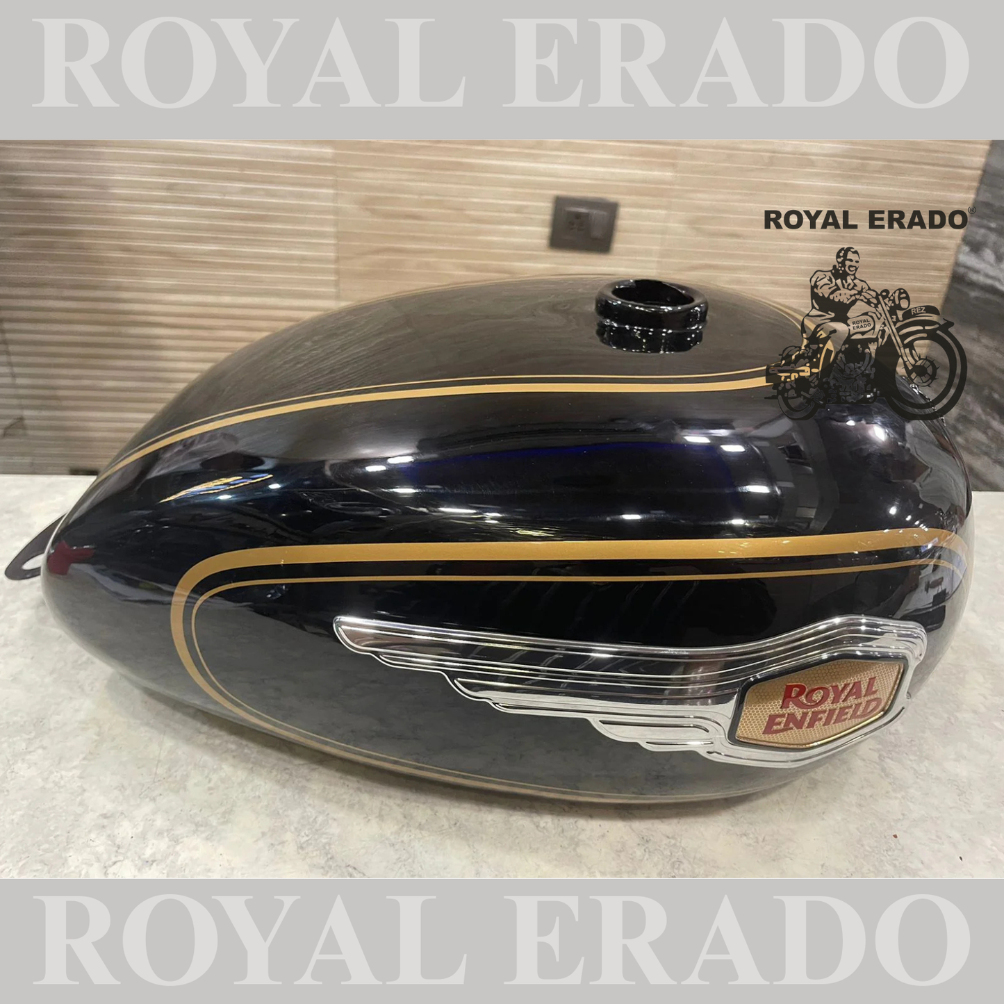 Royal Enfield tank standard model freshly made for bs-3 bs-4 with pinning and sticker