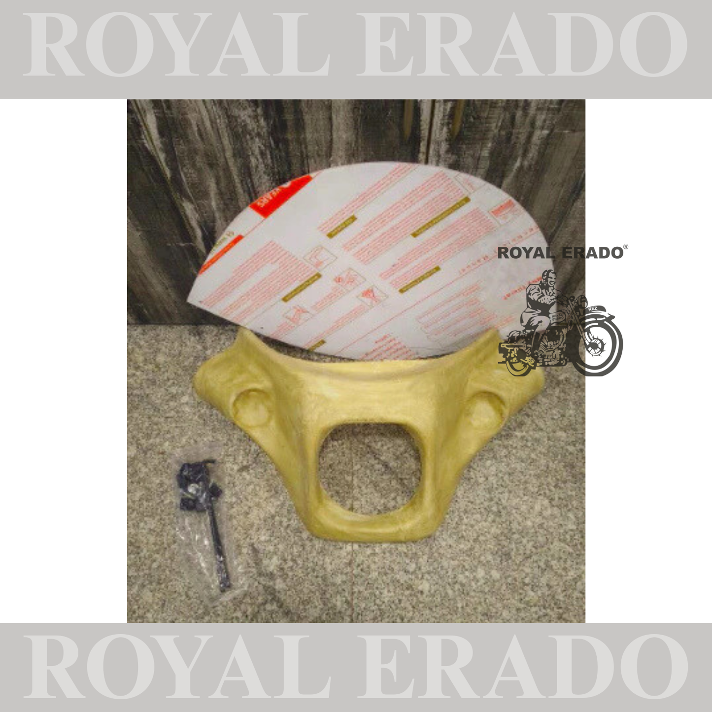 POLICE STYLE HARLEY STYLE WINDSHIELD FOR ROYAL ENFIELD CLASSIC , ELECTRA , STANDARD