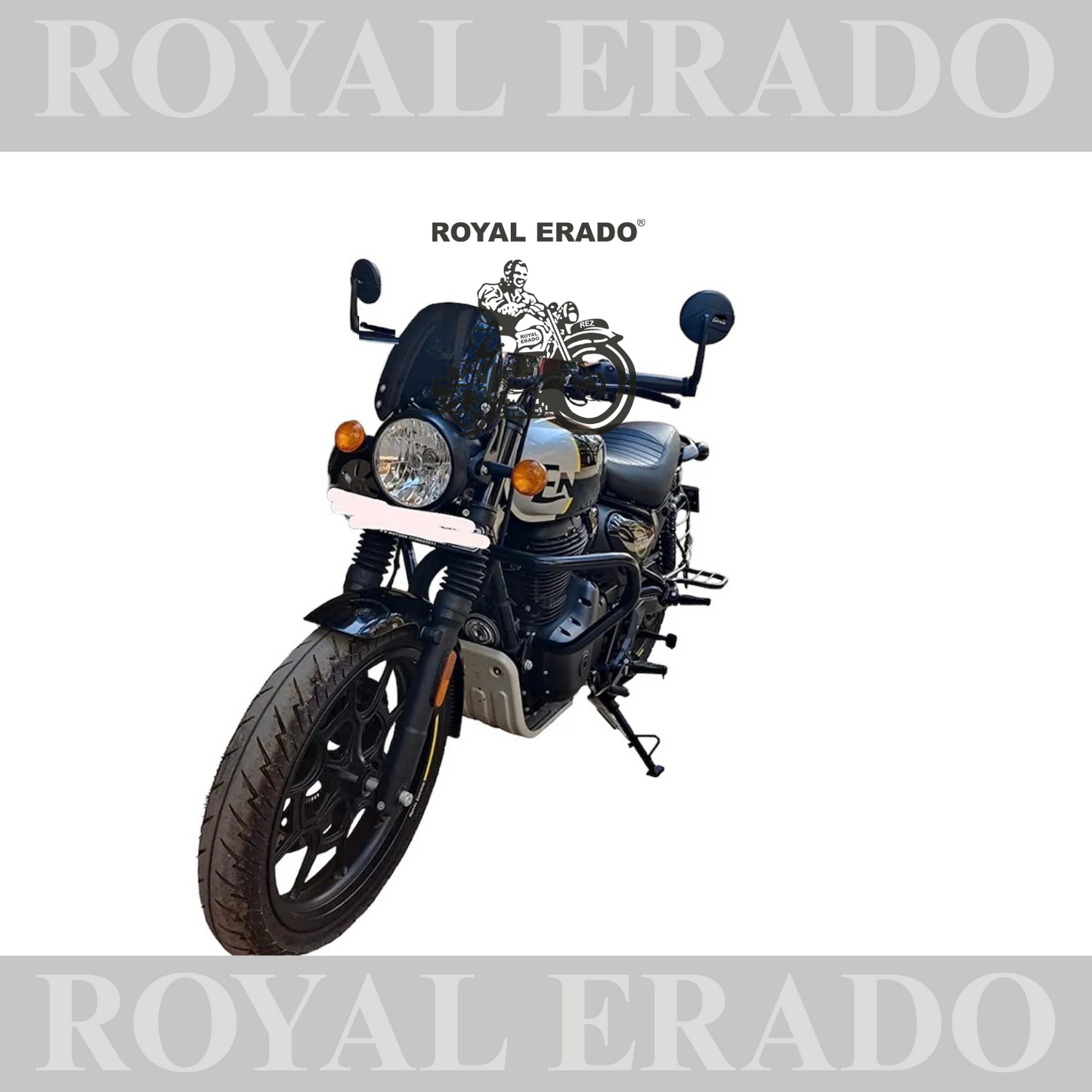 BAR END MIRROR FOR ROYAL ENFIELD HUNTER , REBORN CLASSIC & METEOR