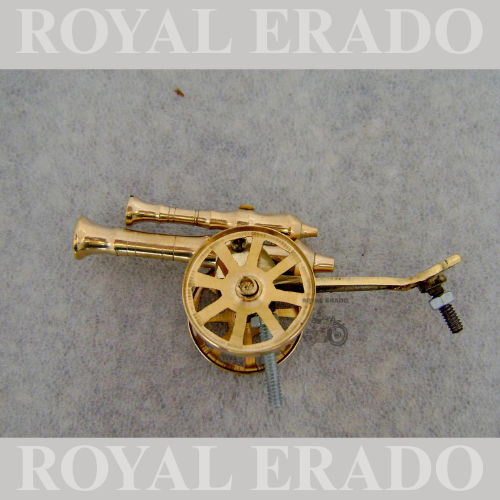 Brass cannon for front mudguard universal bikes royal enfield electra, classic , standard, etc