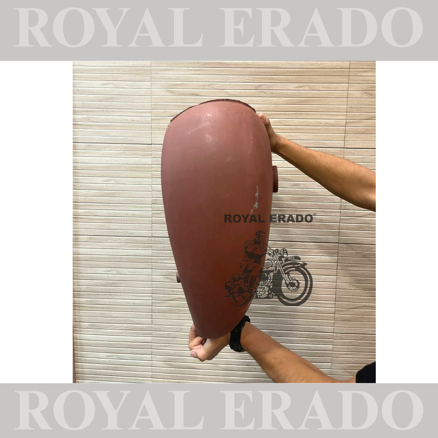 Royal enfield standard classic electra tank in raw without paint.