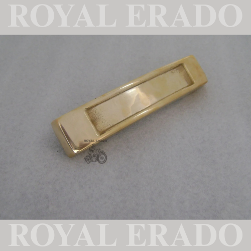 Brass number plate for old model royal enfield electra & standard