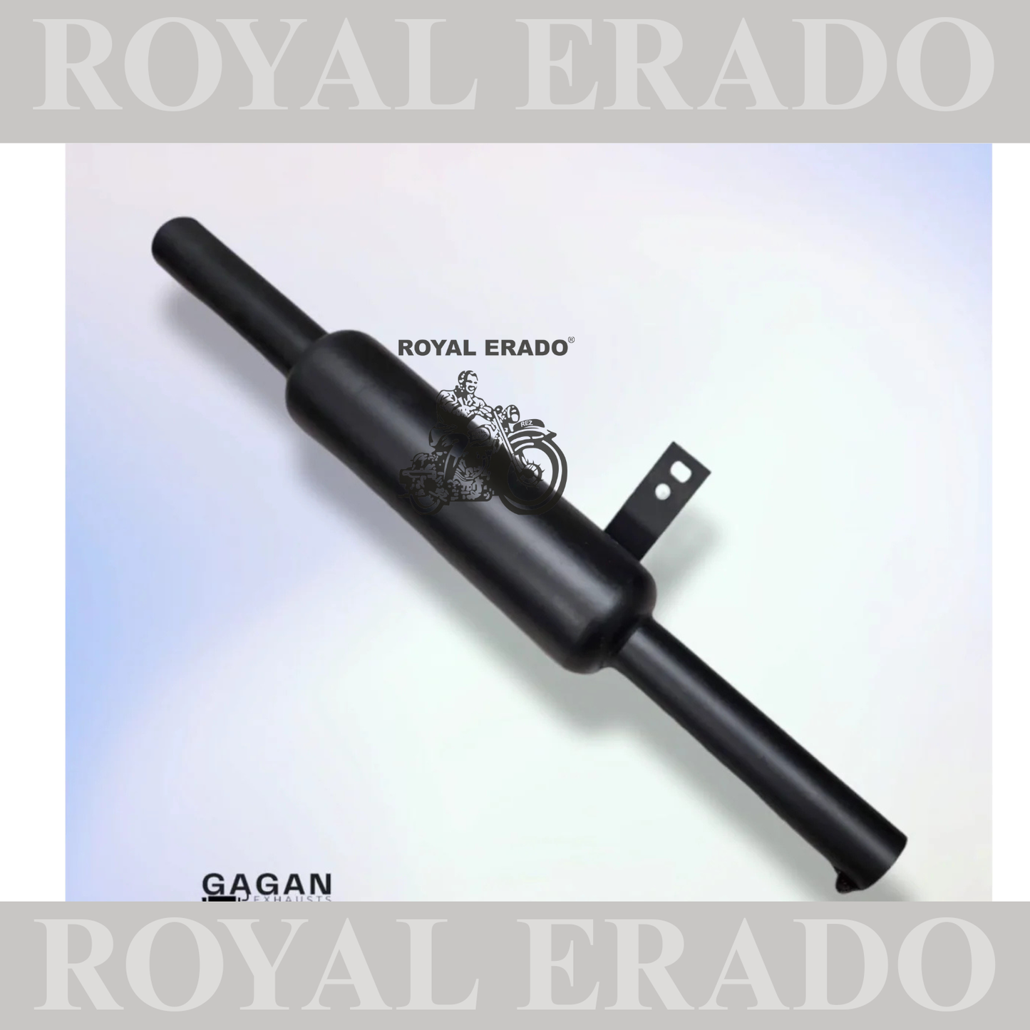 INDORI SILENCER BLACK FOR ROYAL ENFIELD CLASSIC ELECTRA STANDARD