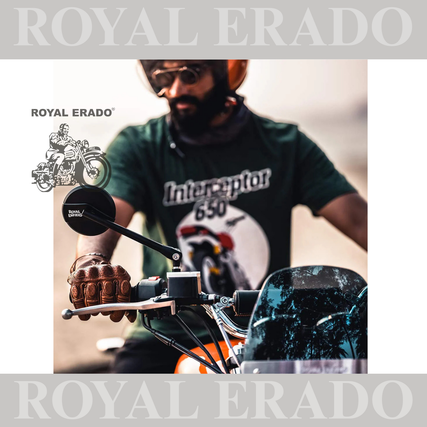 Touring Mirror, Compatible for all the models of Royal Enfield