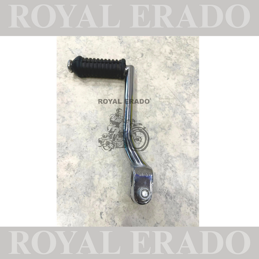Kick lever for royal enfield standard old model in chrome.