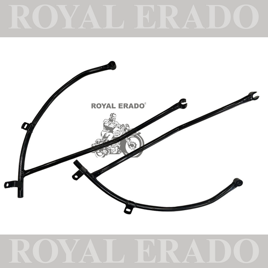 vintage style 1962 g2 model mudguard rear stays for royal enfield standard , electra