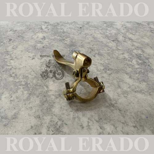Royal enfield vintage g2 1962 model brass decompressor levert for royal enfield bsa 7/8" / 22mm handle bar