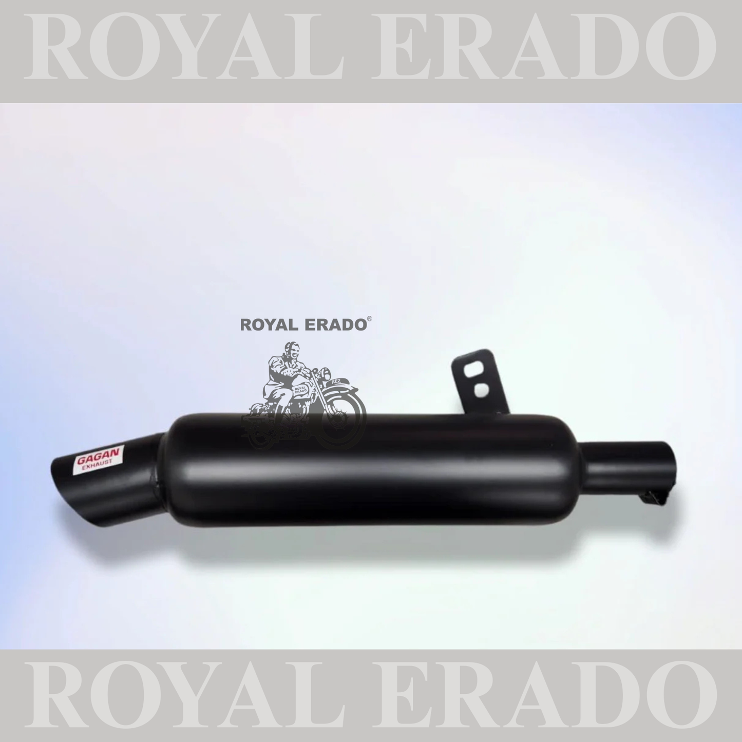 INDORI EXHAUST FOR HUNTER 350CC ROYAL ENFIELD BLACK