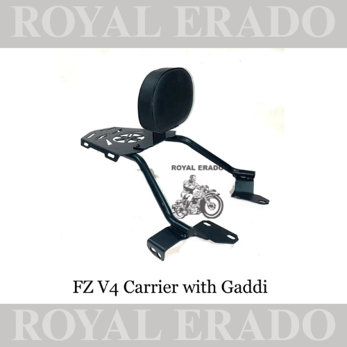 YAMAHA FZ V4 CARRIER WITH BACKREST / GADDI FOR