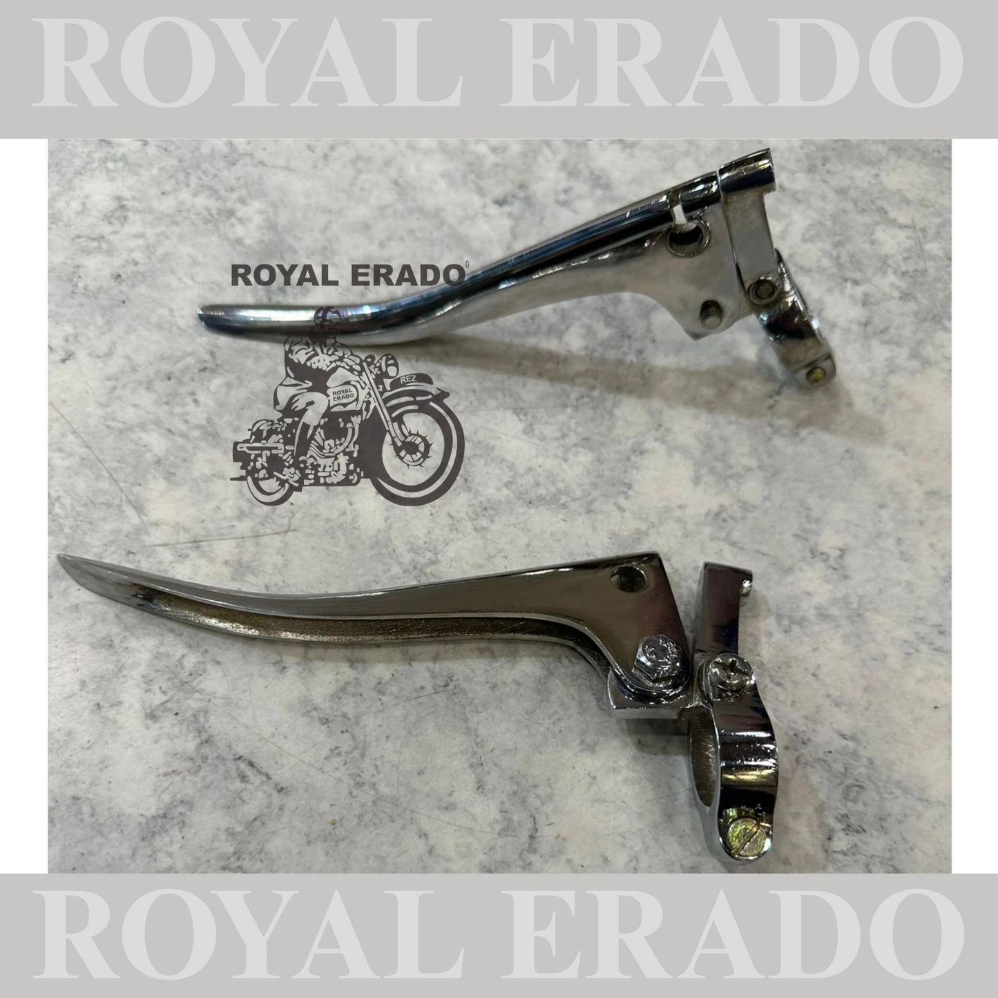 Brass chromed vintage g2 62 old model style universal clutch & break lever for royal enfield standard without disc model