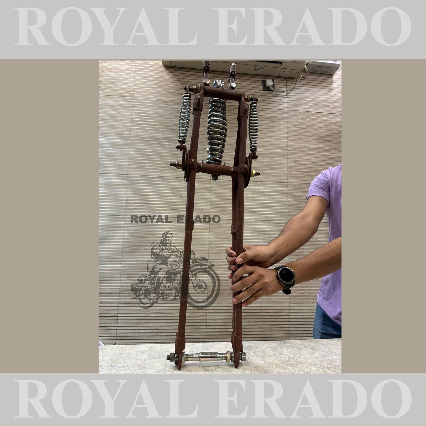 vintage 1962 royal enfield g2 model style Springer Girder Forks for Royal Enfield Drum Brake