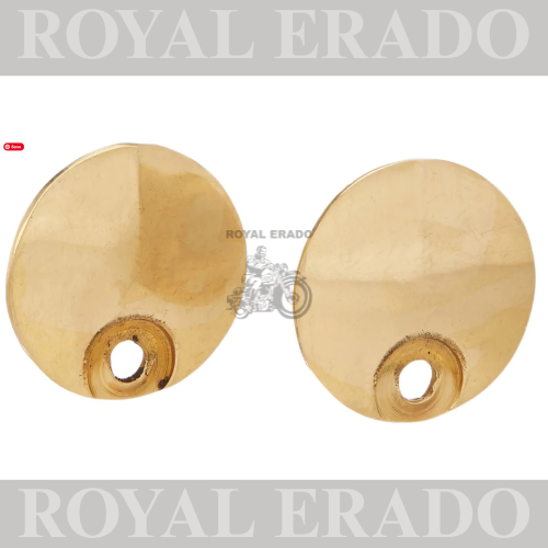 BRASS Inspection Cap for Royal Enfield  BULLET OLD MODEL (Brass,Set of 2)