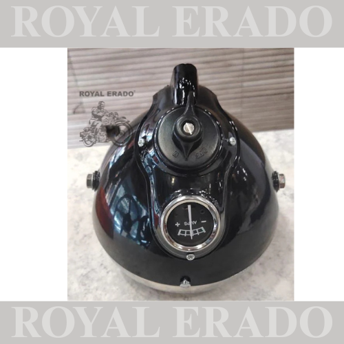 NEW BSA,TRIUMPH,ROYAL ENFIELD G2 LUCAS VINTAGE OLD MODEL TYPE HEADLIGHT 7"