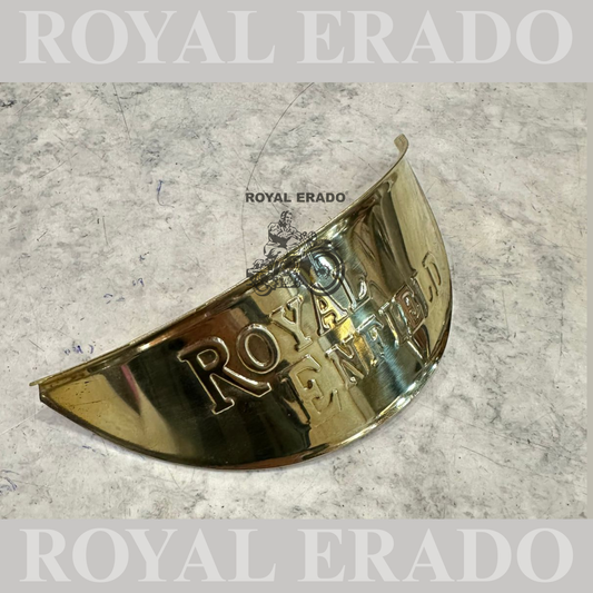 Royal enfield head light shade peak  in brass for classic electra standard reborn