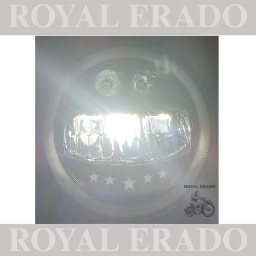 ROYAL ERADO 7" 5 STAR head light for royal enfield classic , electra , standard