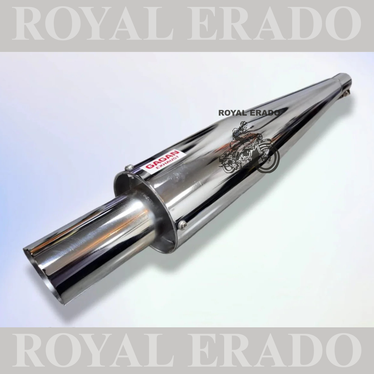 WILDBOAR SILENCER CHROME FOR ROYAL ENFIELD CLASSIC ELECTRA STANDARD