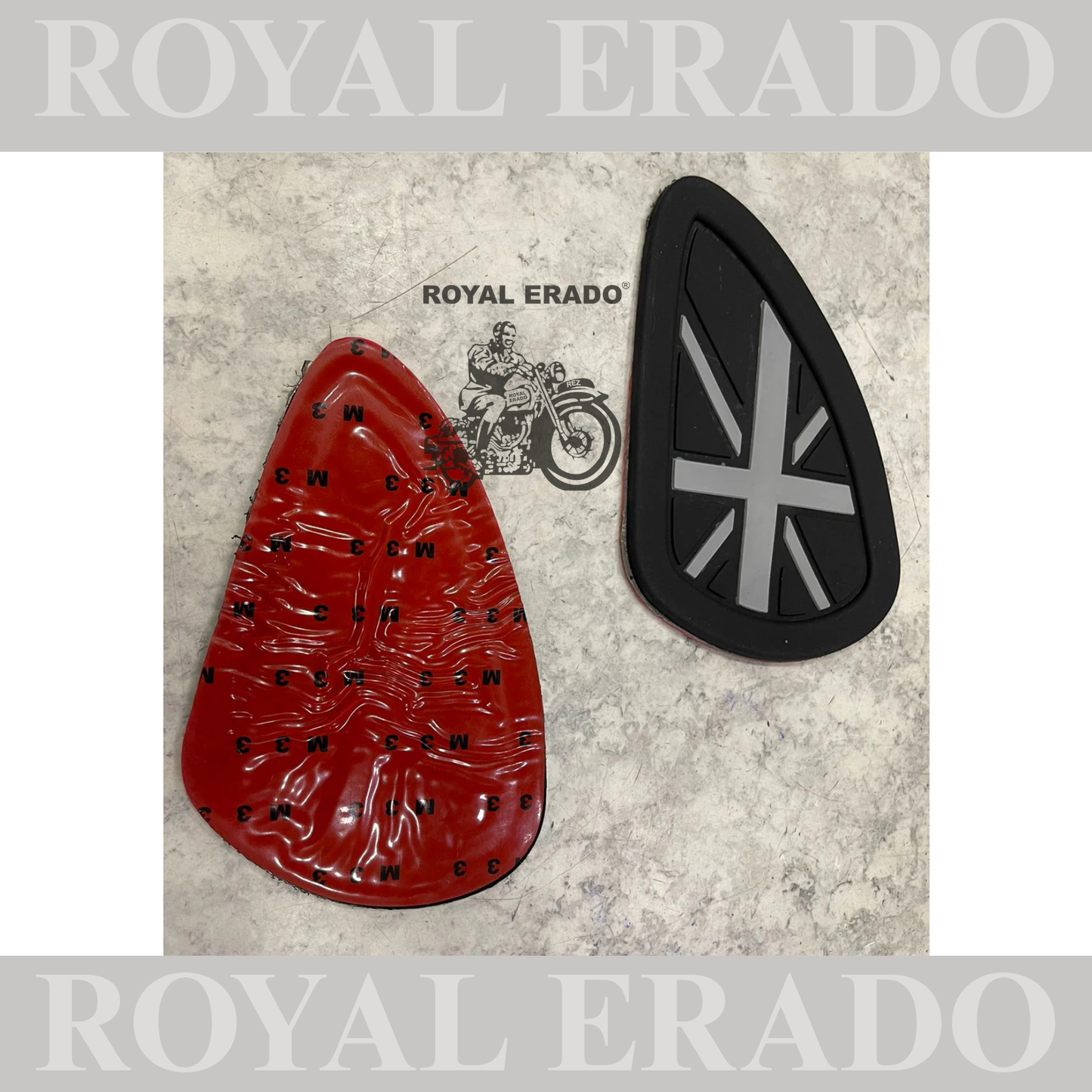 Knee pad rubber for royal Enfield classic Electra standard interceptor 650 continental gt.