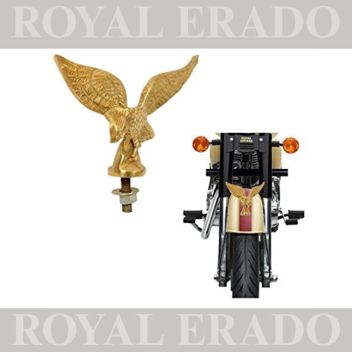 Brass eagle for front mudguard universal for all bikes royal enfield ,jawa ,bsa ,etc