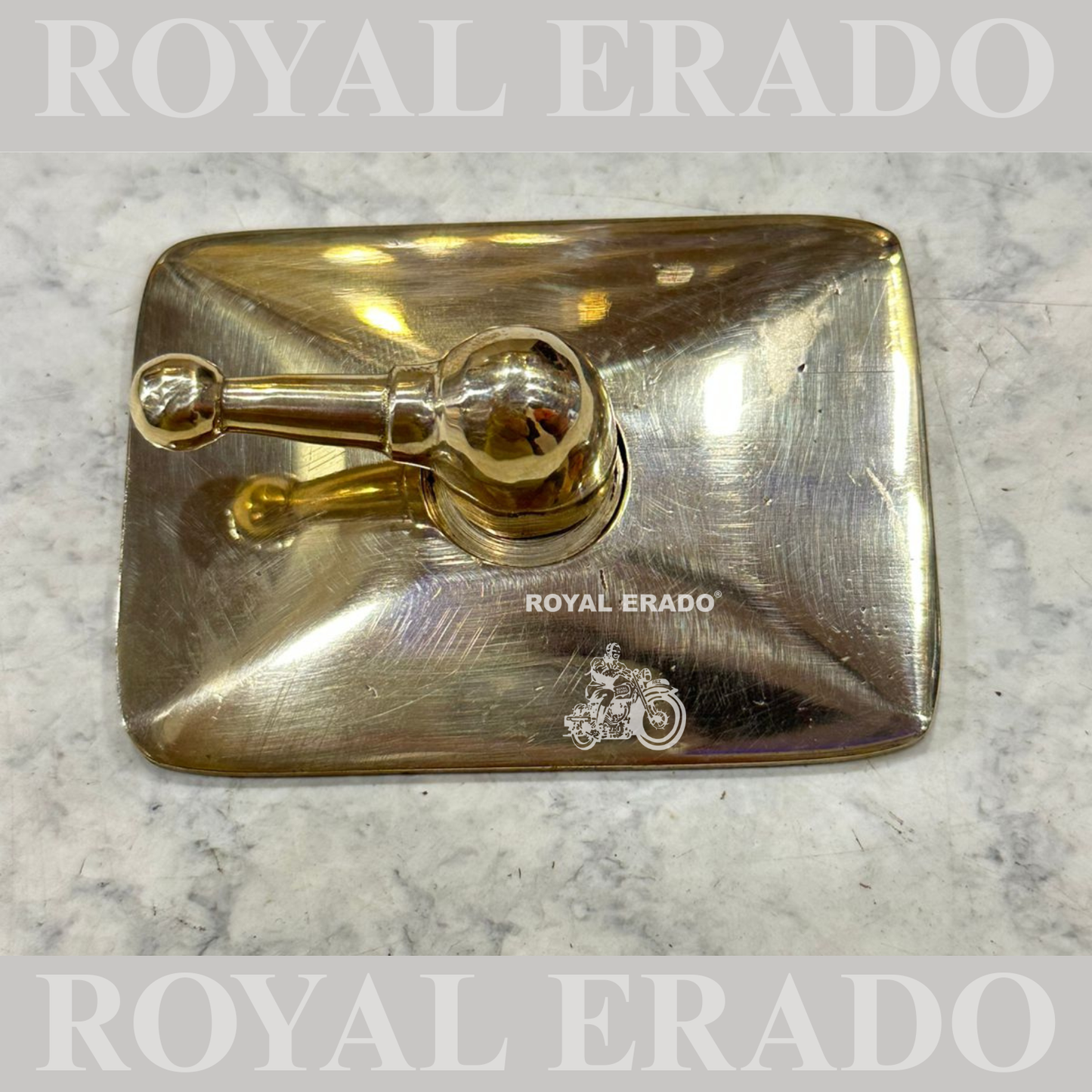 Royal Enfield vintage bullet g2 1962 old model Standard and Electra cast iron engine tappet plate with nut brass