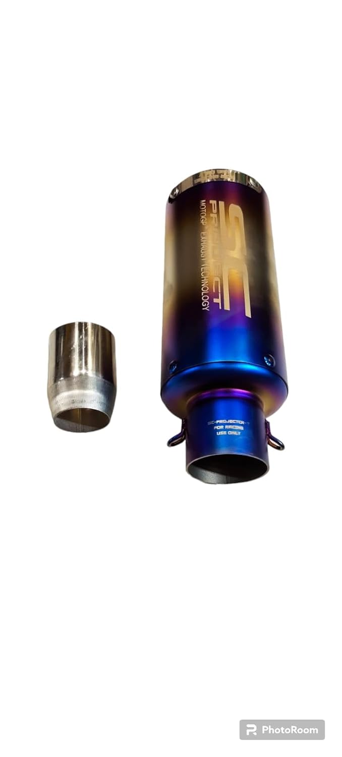 Universal Bike Exhaust SC Project Straight (Multicolor) For -Universal Modified Fitment Will Fit On Most All Bike