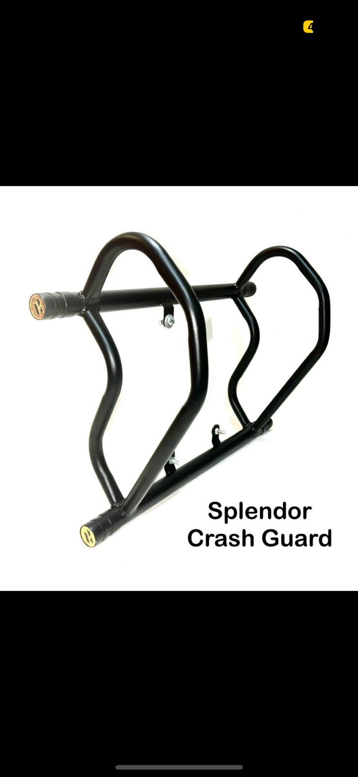 SPLENDOR CRASH BAR / LEG GUARD WITH SLIDER / FRAME SLIDER