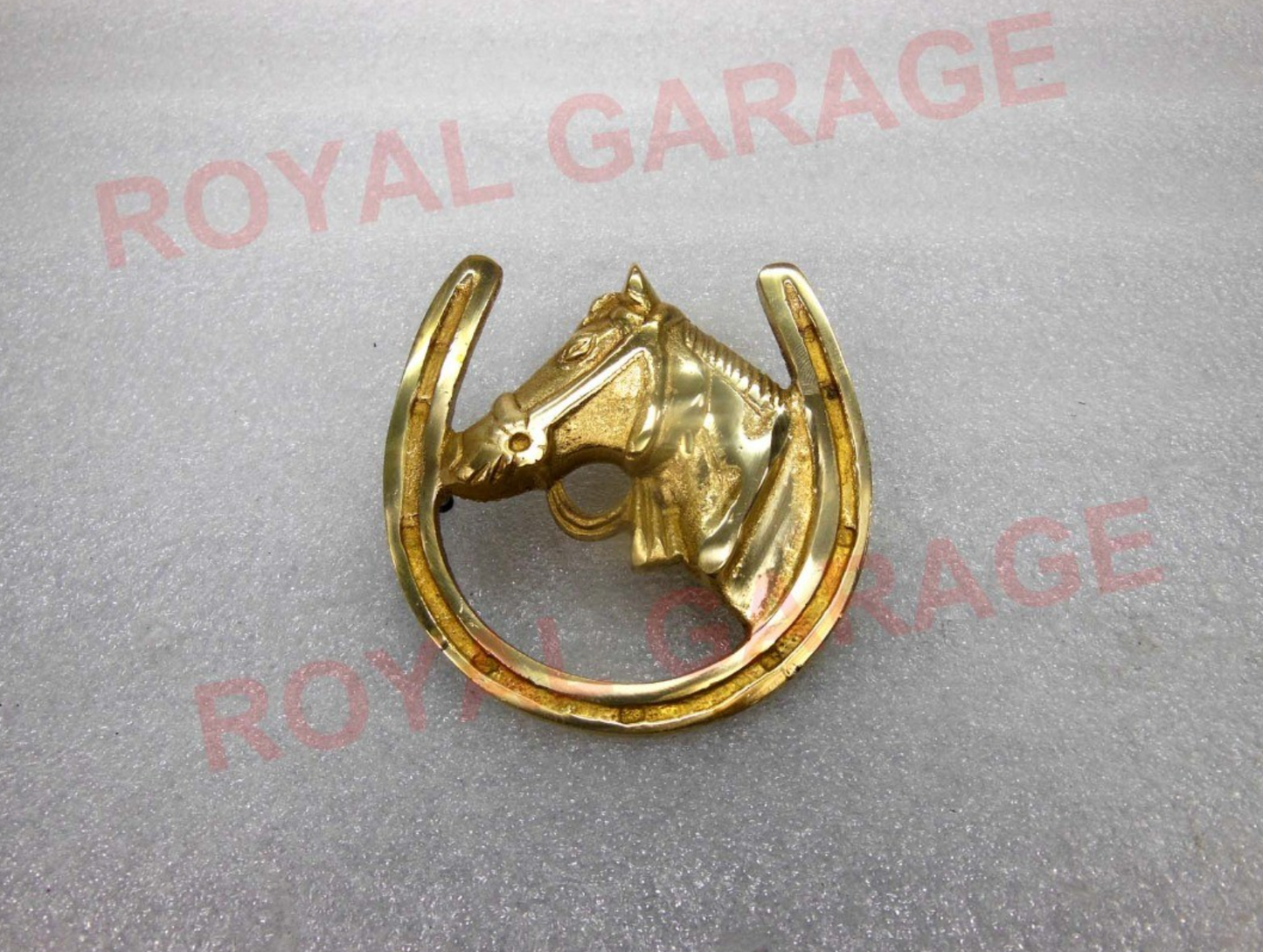 Brass big horse nail ( ghora ki naal )in brass universal for car / bikes / royal enfield , etc