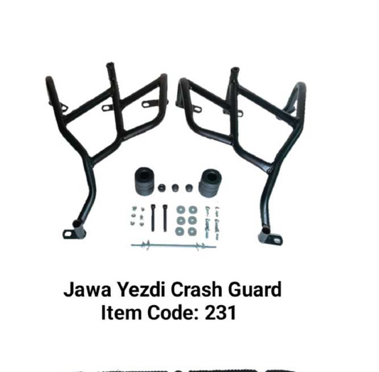 YEZDI / JAWA LEG GAURD CRASH BAR WITH SLIDER