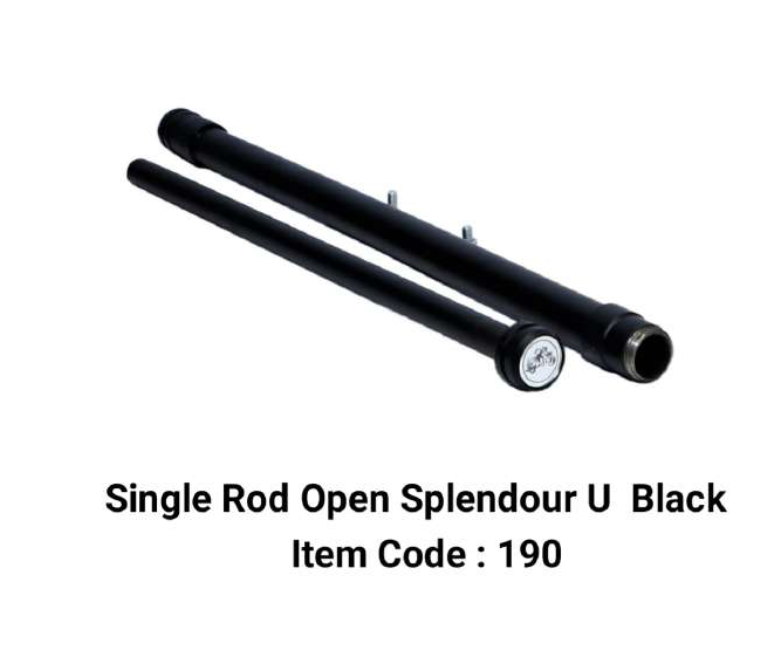 SPLENDOR STRAIGHT ROD LEG GAURD WITH ROD