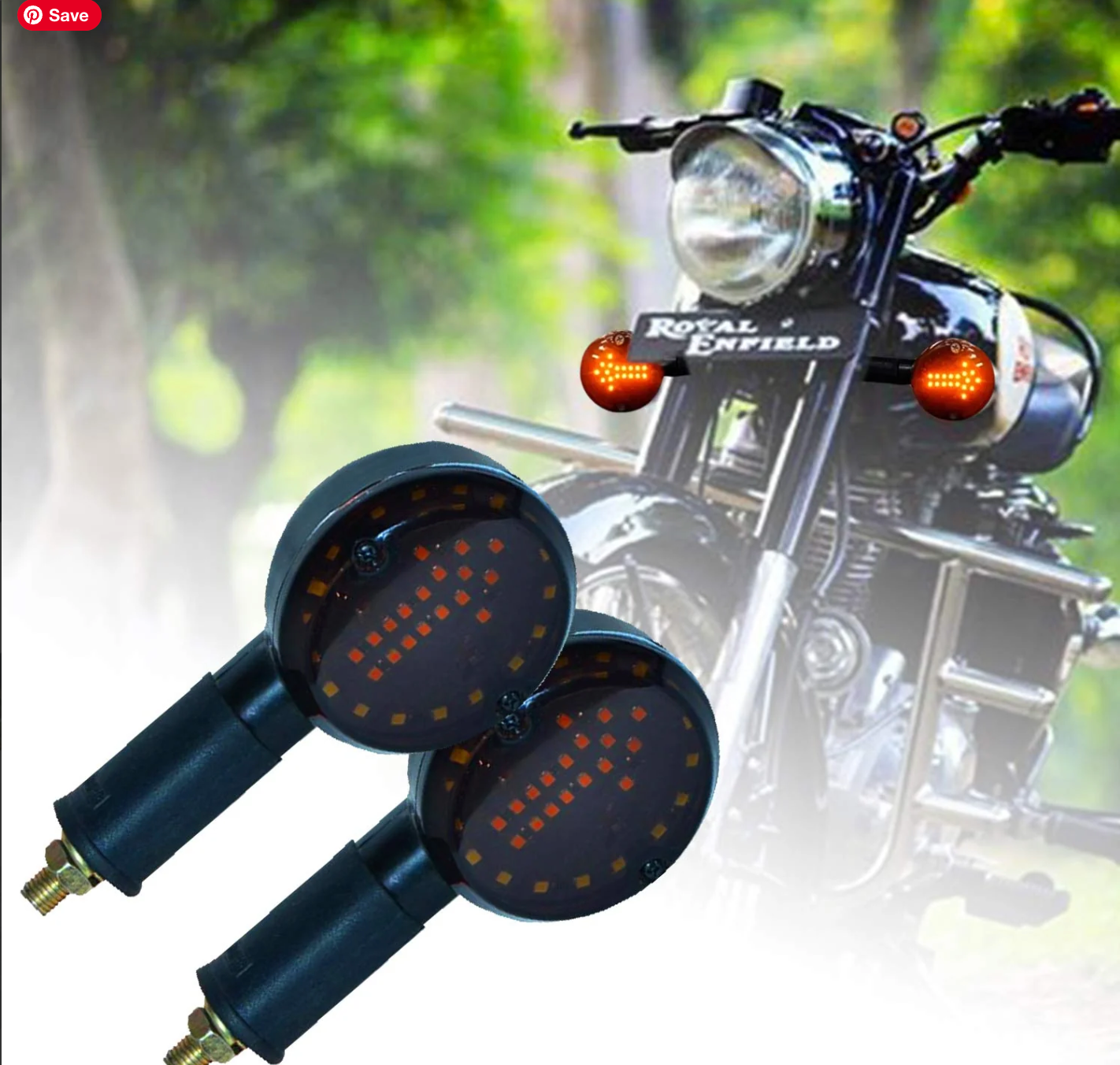 ARROW INDICATOR WITH RED TAIL LIGHT FOR ROYAL ENFIELD /CLASSIC / ELECTRA / STANDARD ,ETC