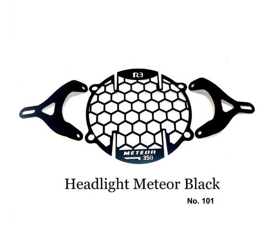 HEAD LIGHT GRILL FOR METEOR 350CC BLACK