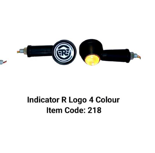 INDICATOR SET OF 4 WITH REAR LIGHT ON INDICATOR DUAL LIGHT FOR ROYAL ENFIELD CLASSIC /ELECTRA / STANDARD