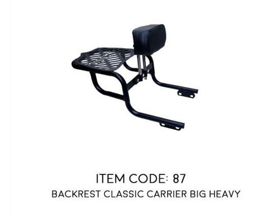backrest  for ROYAL ENFIELD CLASSIC BS4/ BS6