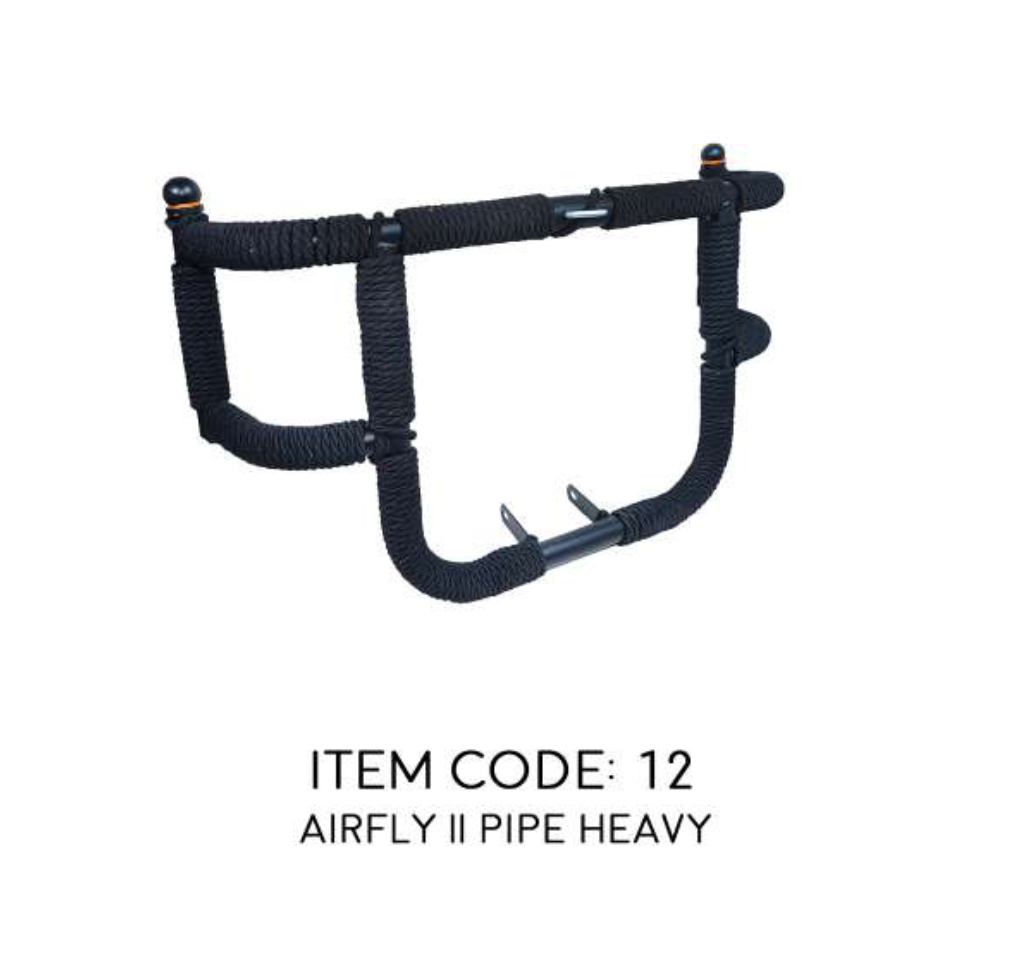 2 Rod Airfly Leg Gaurd Crash Bar For Royal Enfield Classic Electra Standard Bs3/Bs4