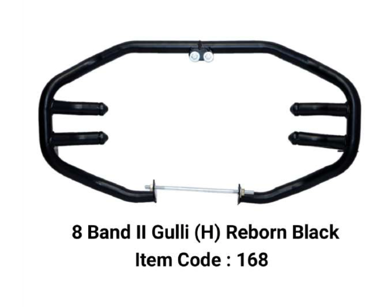 DIAMOND LEG GAURD WITH DOUBLE ROD CRASH BAR FOR REBORN / METEOR 350CC
