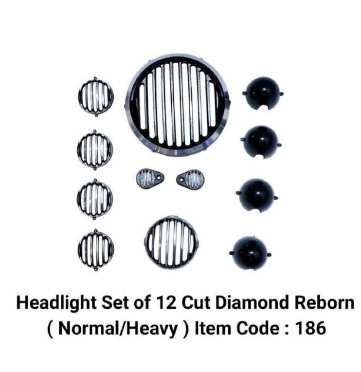 DIAMOND CNC GRILL SET REBORN SET OF 12 PEACES