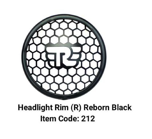 HEAD  LIGHT GRILL FOR REBORN WITH R LOGO