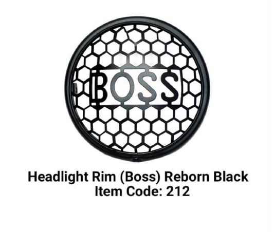 HEAD  LIGHT GRILL FOR REBORN WITH BOSS LOGO