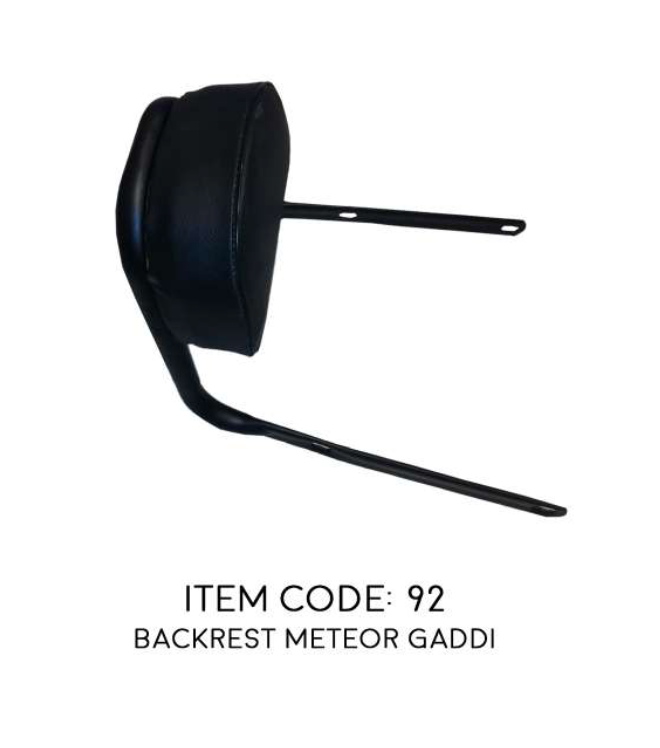 BACKREST GADDI FOR ROYAL ENFIELD METEOR 350CC