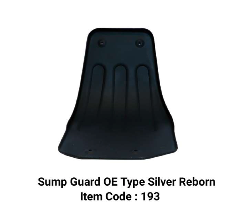 SUMP GUARD SILVER FOR ROYAL ENFIELD REBORN