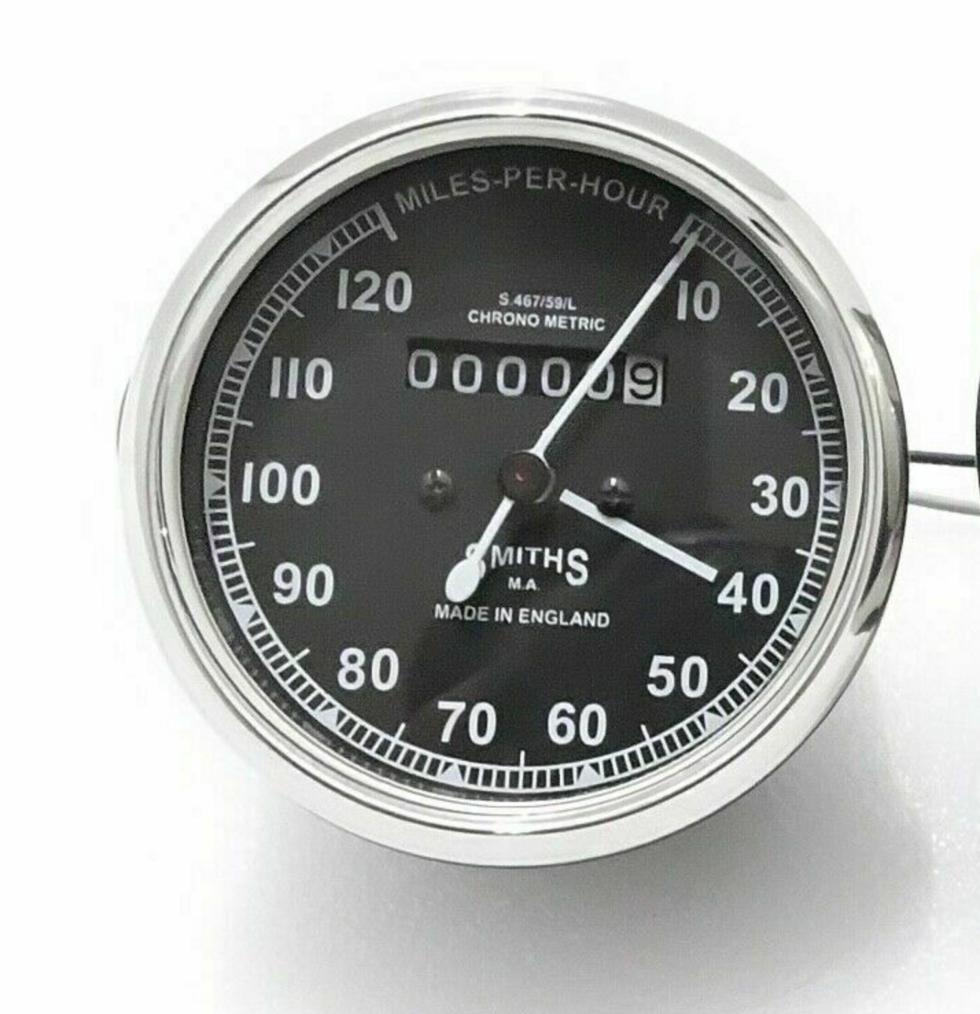 Brand New Vintage Replica Smith 0-120 Miles Speedometer Fit For Royal Enfield Bullet Early Models