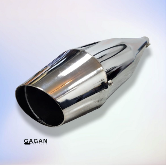 DOLPHIN SILENCER CHROME FOR ROYAL ENFIELD CLASSIC ELECTRA STANDARD