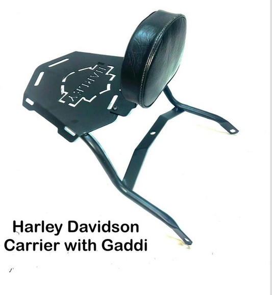 Harley Davidson x440 rear carrier with. backrest gaddi