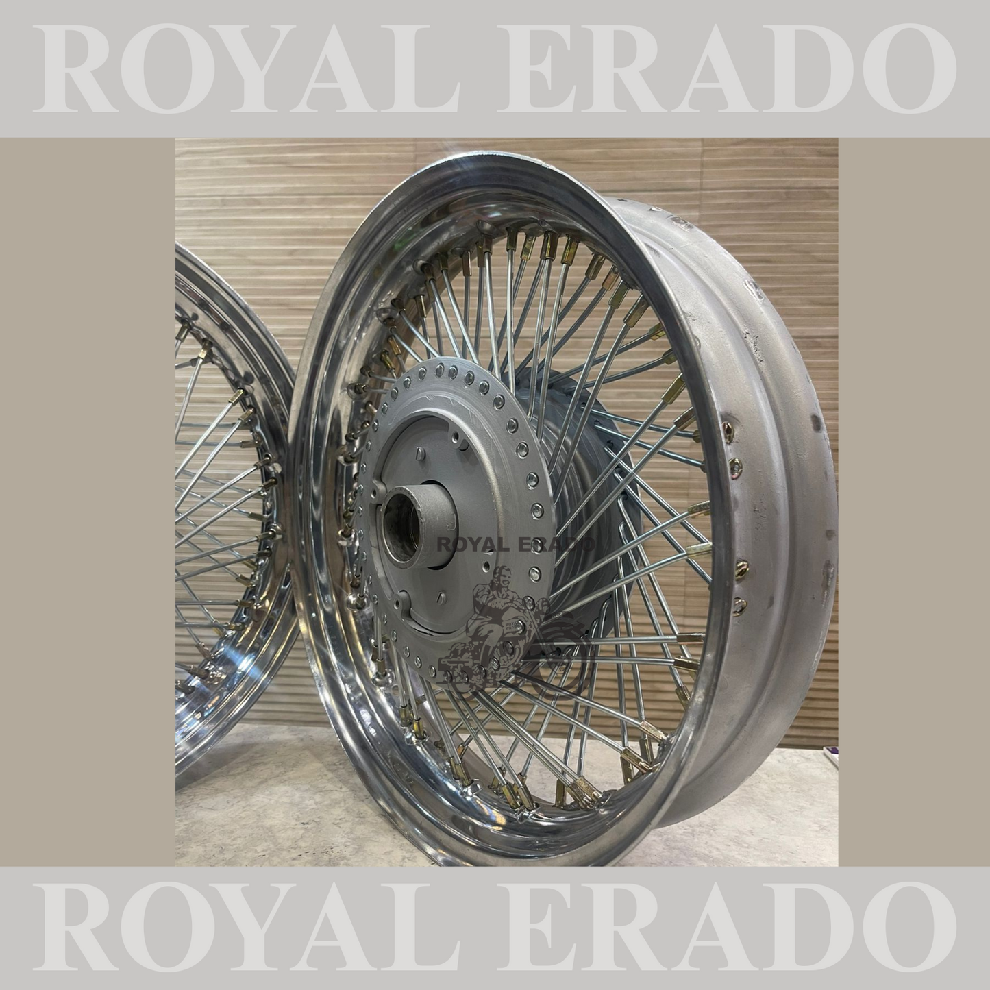 Royal Enfield classic electra standard 80 spoke wheel rim in 15” for customization chopper bobber