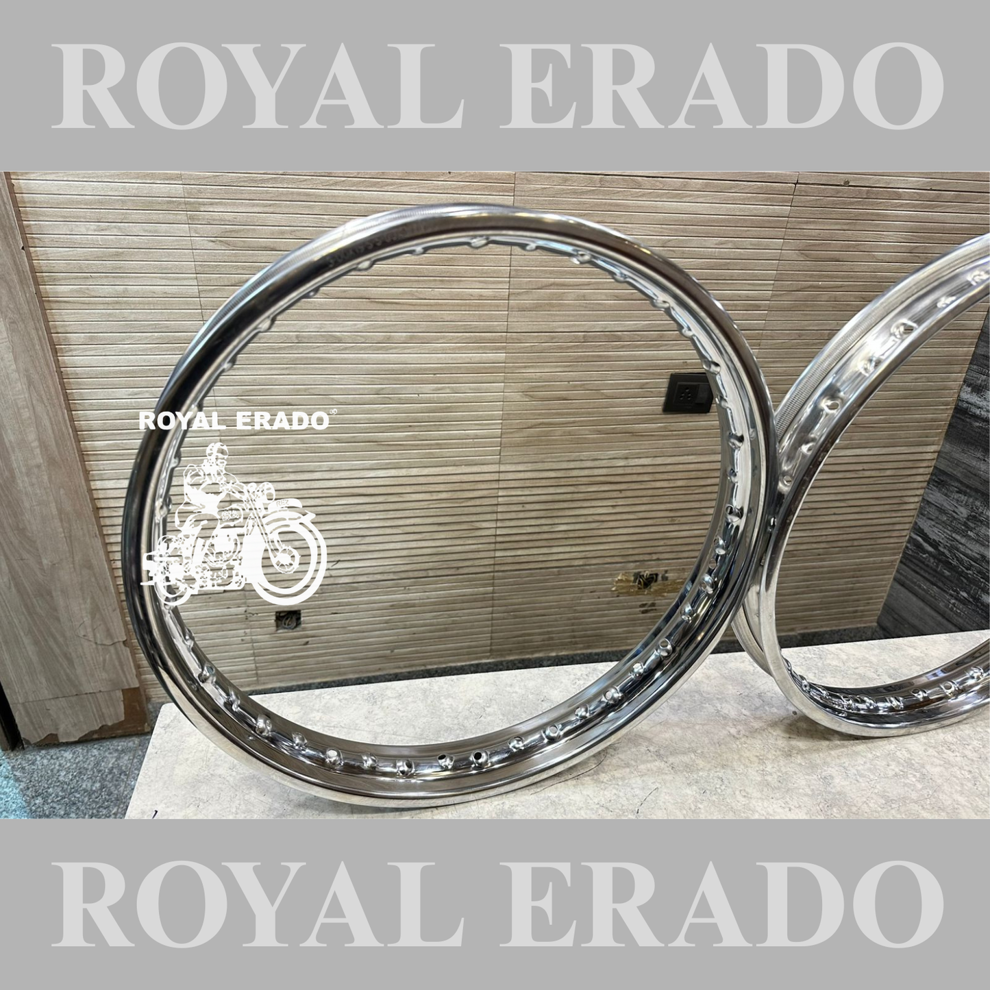 Royal Enfield Electra Standard vintage g2 old model bullet 1962 stainless steel wheel rim