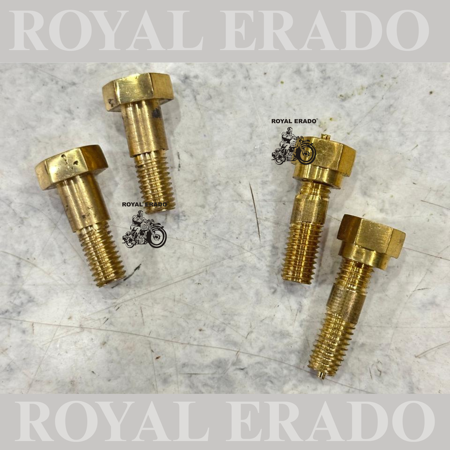 Brass handle clamp / clip with Bolt for Royal Enfield Electra & Standard for 2000 to 2010