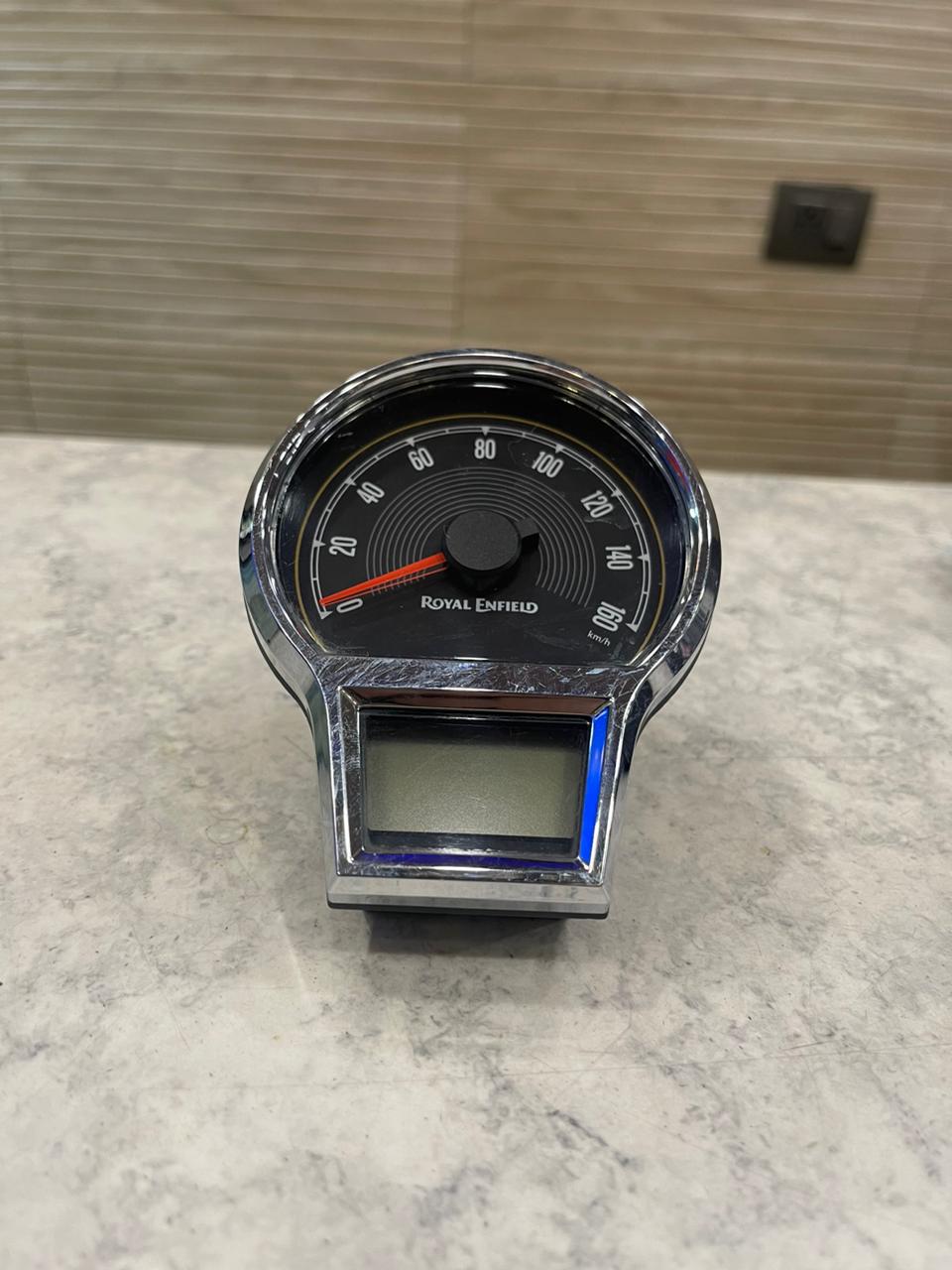 Royal Enfield classic reborn speedometer used but as new condition.