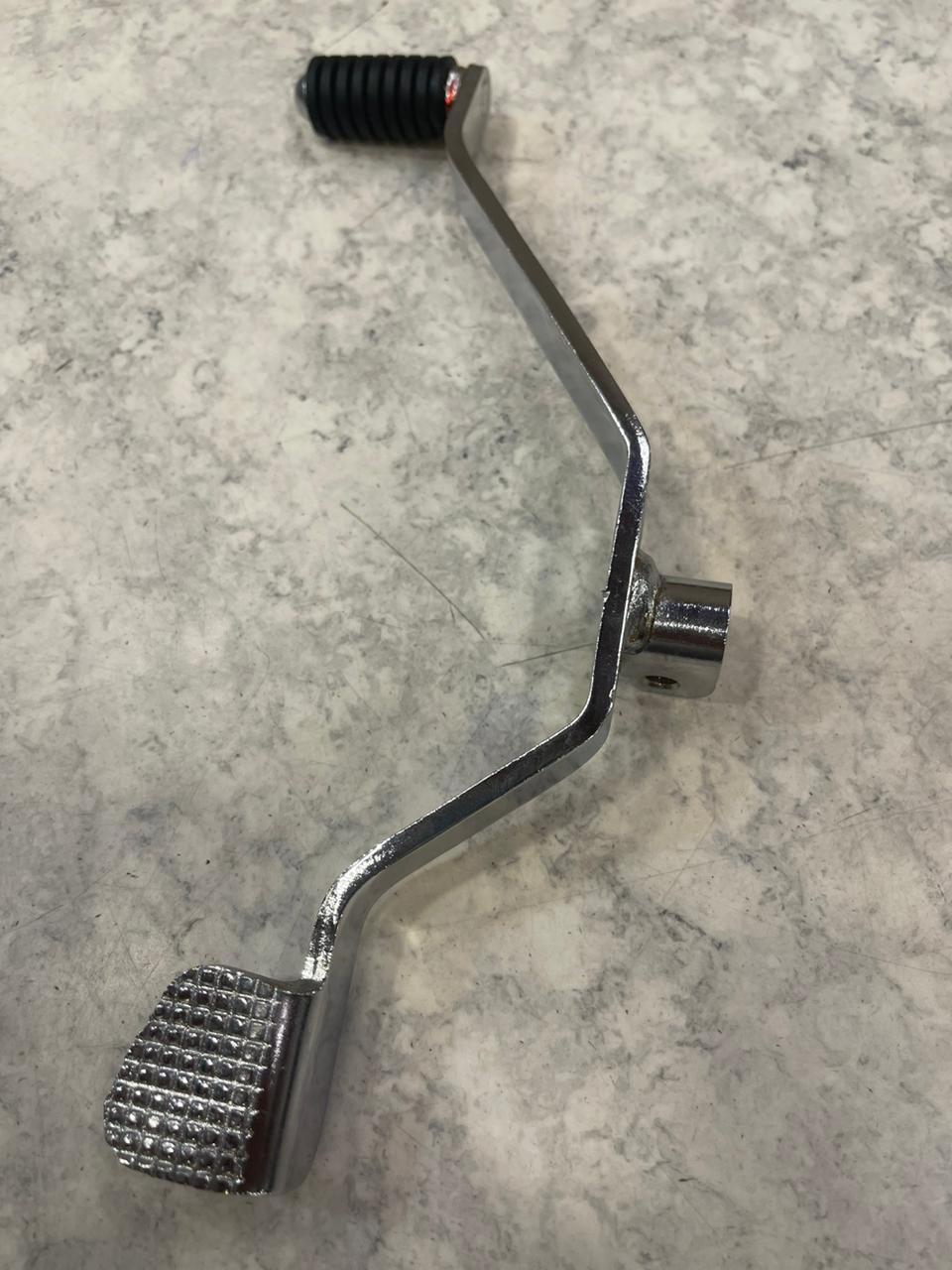 Royal enfield classic reborn gear lever in chrome.