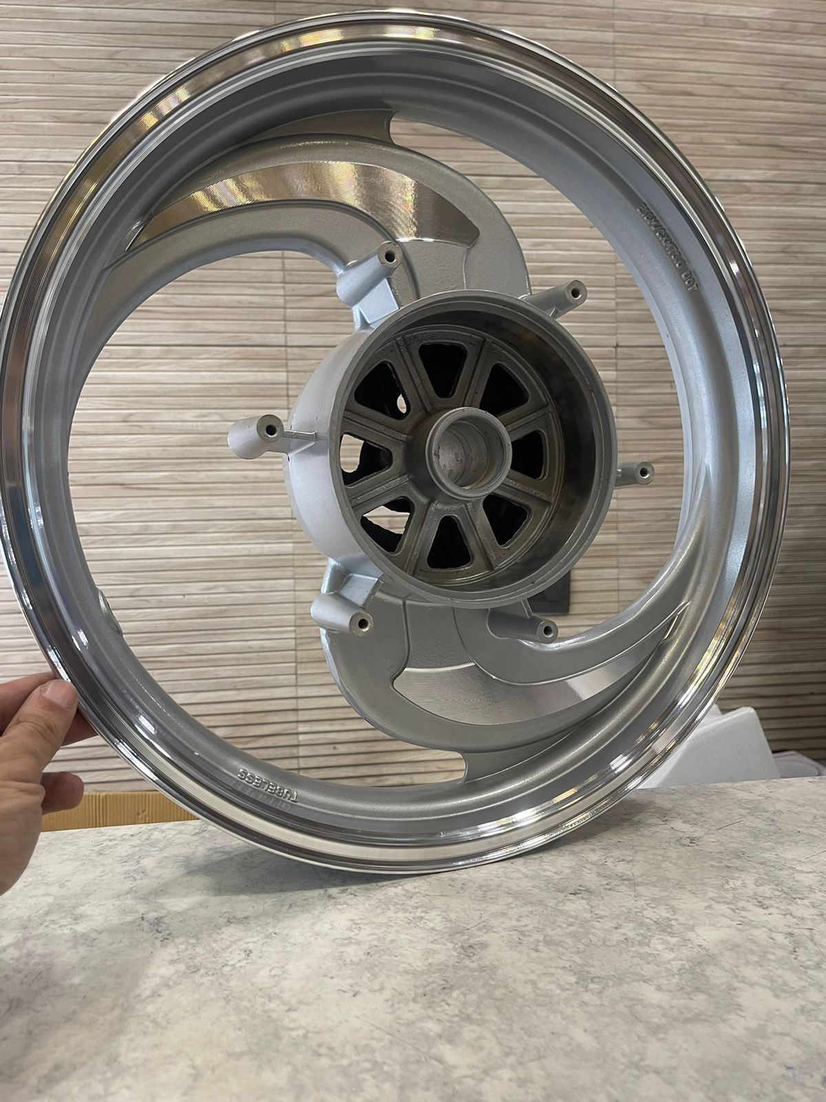 ROYAL ERADO 2 SPOKE TALWAR ALLOY FOR ROYAL ENFIELD REBORN CLASSIC & NEW STANDARD DOUBLE DISC.
